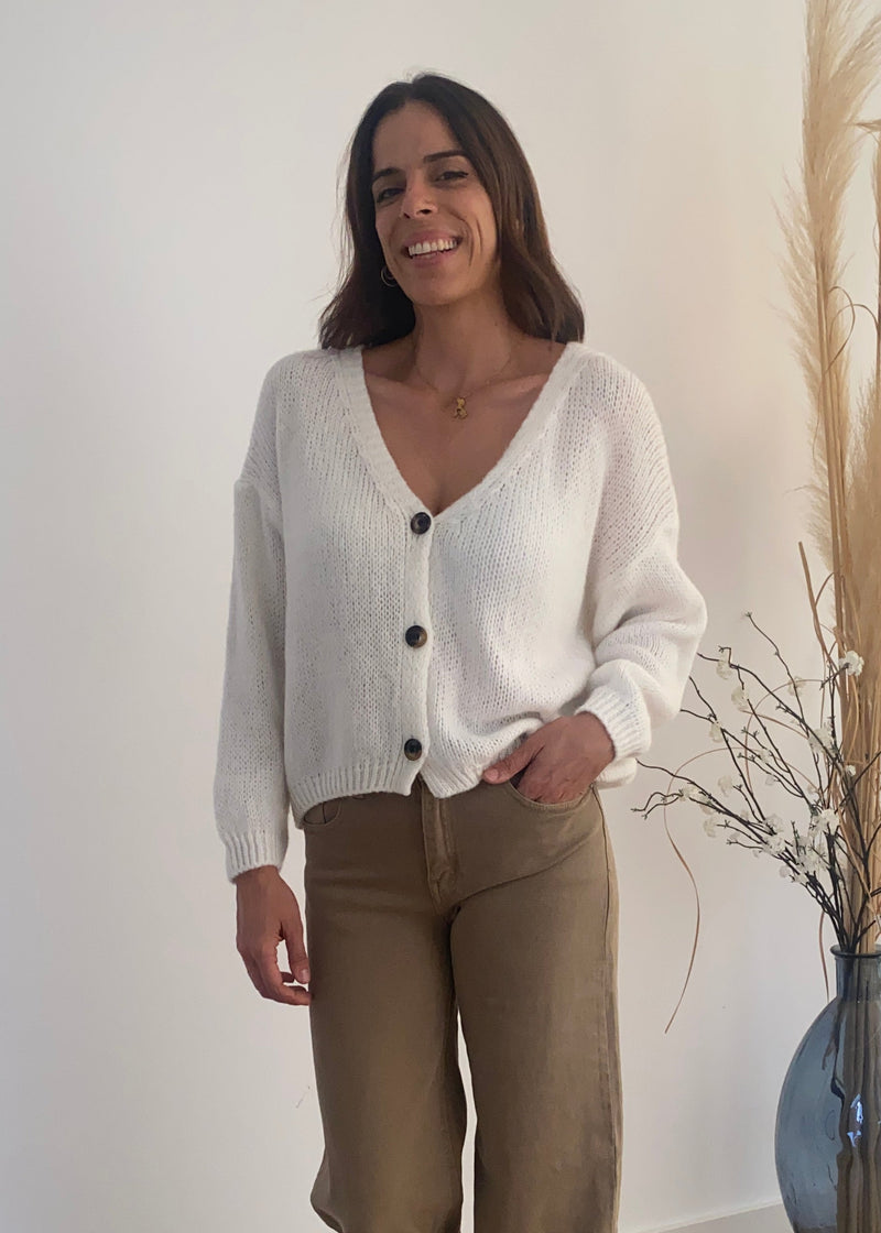 Cárdigan Blanca