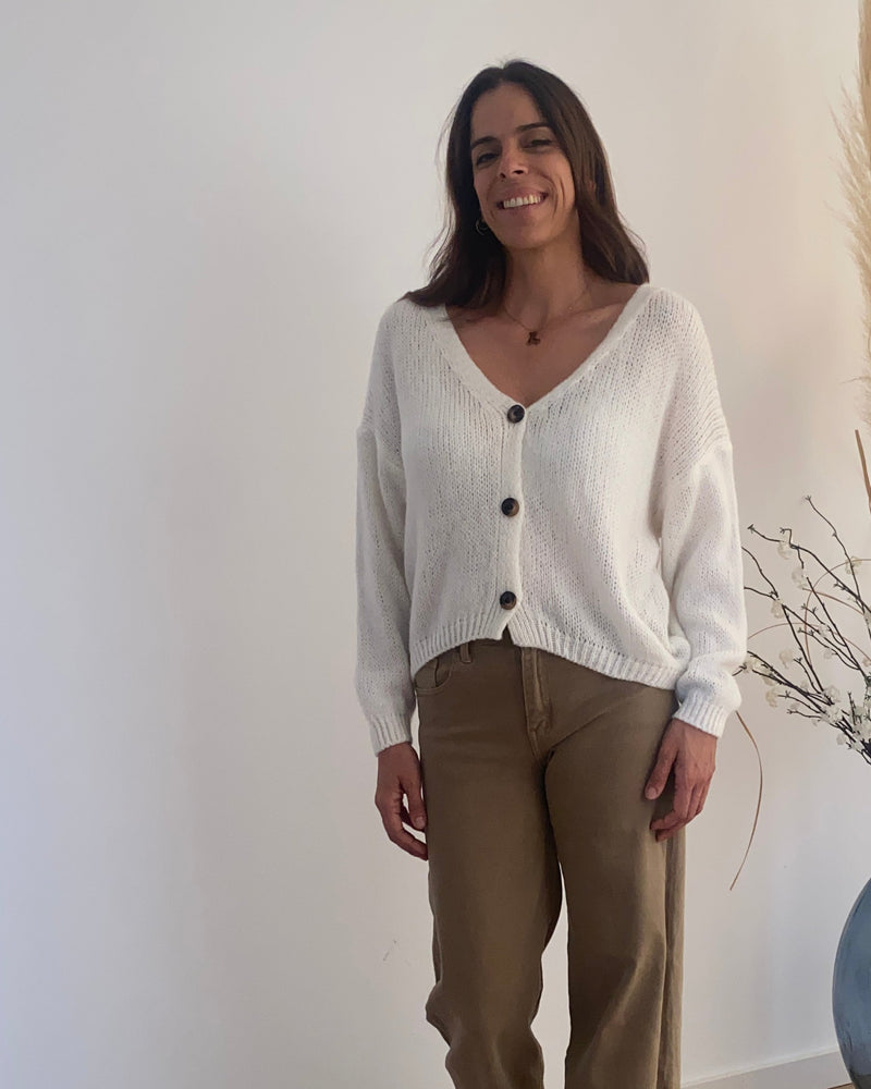 Cárdigan Blanca